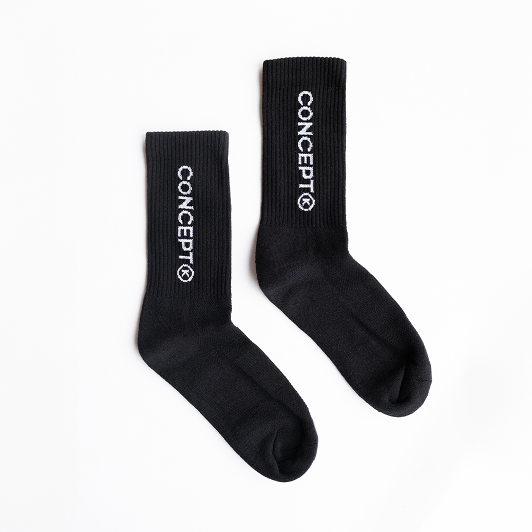 Studio Crew Socks [Obsidian_Black]