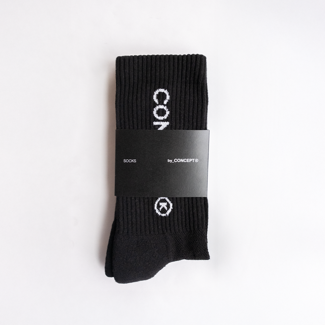 Studio Crew Socks [Obsidian_Black]