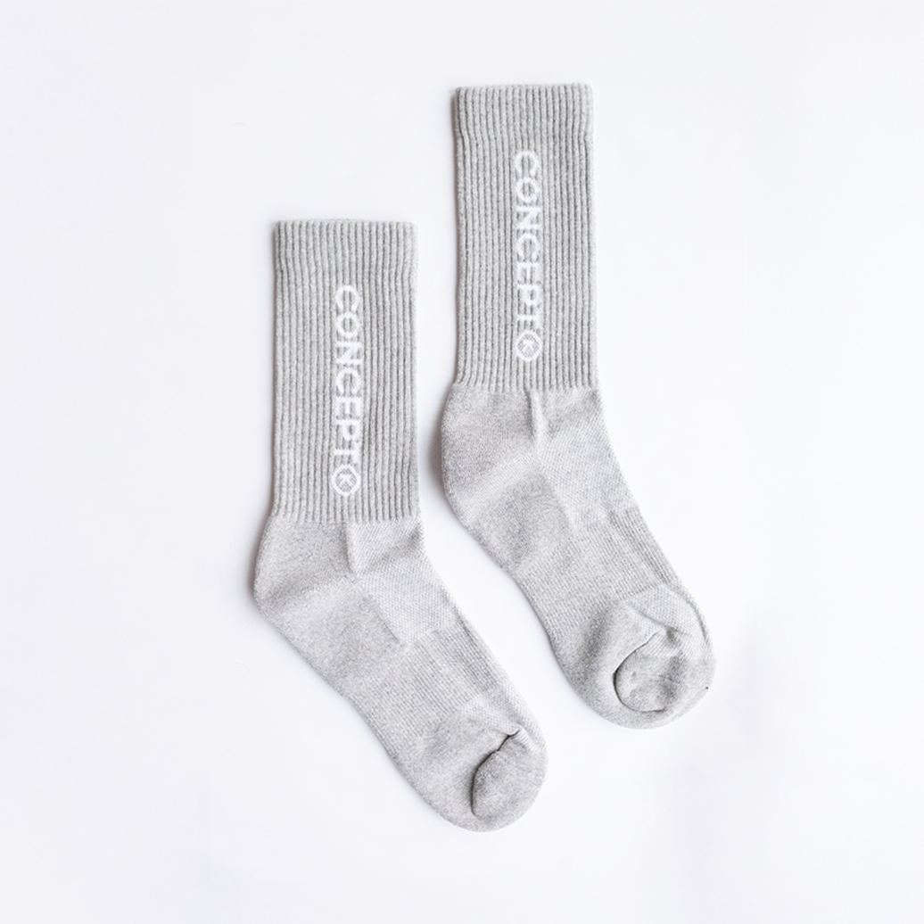 Studio Crew Socks [Concrete_Grey]
