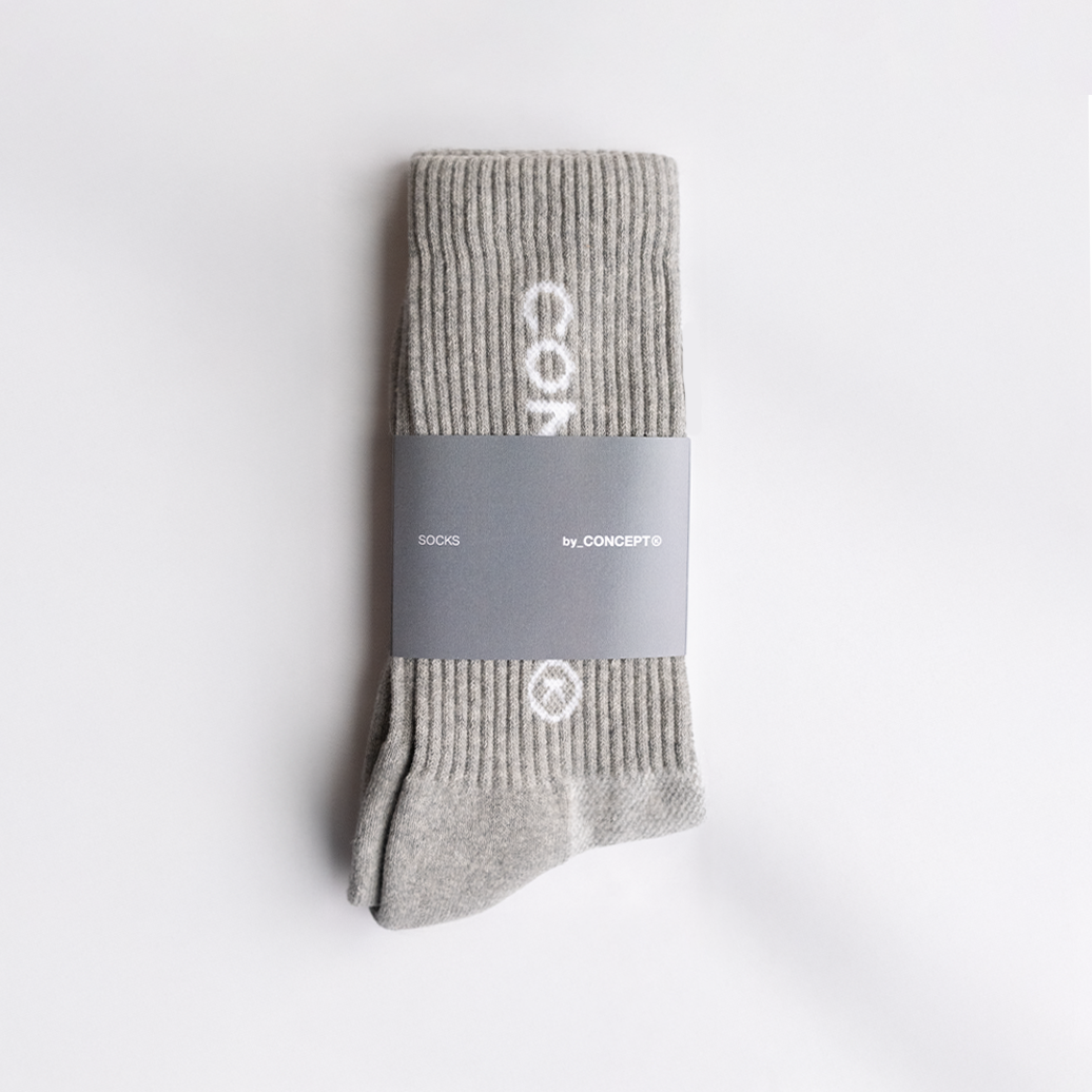 Studio Crew Socks [Concrete_Grey]