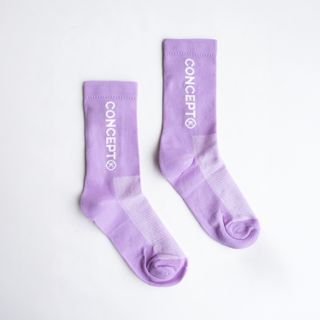 Engineered Knit Socks [Vapour_Lilac]