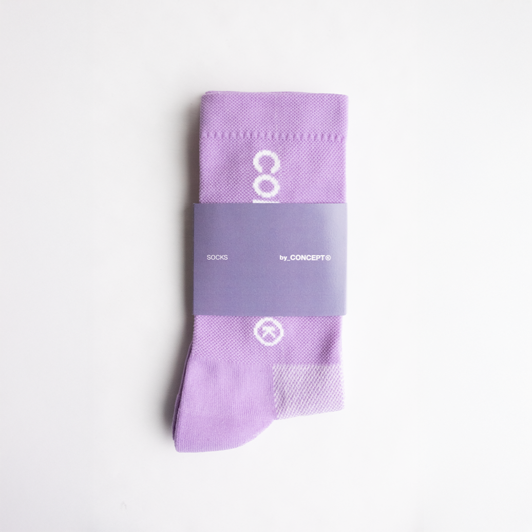 Engineered Knit Socks [Vapour_Lilac]